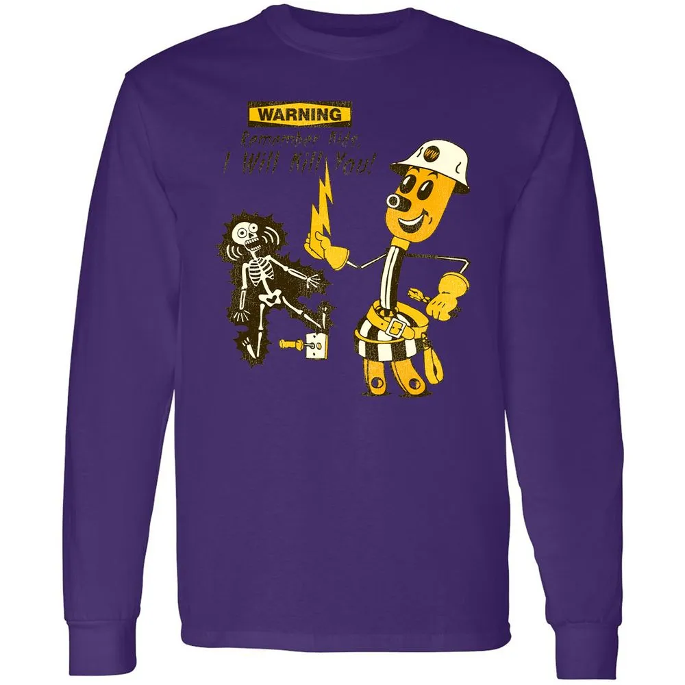 Long Sleeve T-Shirt - CX9RW1SA - Purple - 13