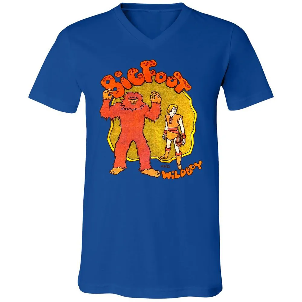 Unisex V-Neck T-Shirt - UPVK9KW6 - True Royal - 4