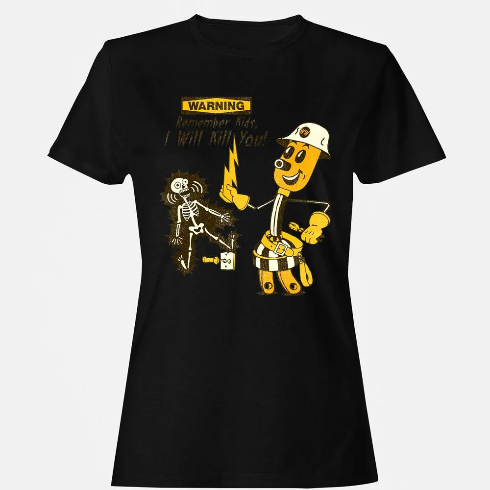Women's T-Shirt - 1YKHXSP2 - Black - 16