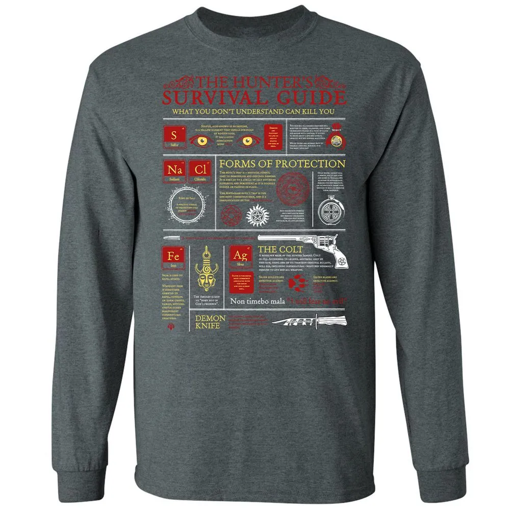 Long Sleeve T-Shirt - 74P9ET9K - Dark Heather - 15
