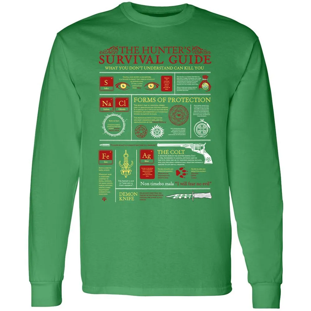 Long Sleeve T-Shirt - 74P9ET9K - Irish Green - 10