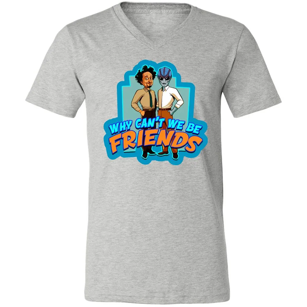 Unisex V-Neck T-Shirt - K378NJXT - Athletic Heather - 7
