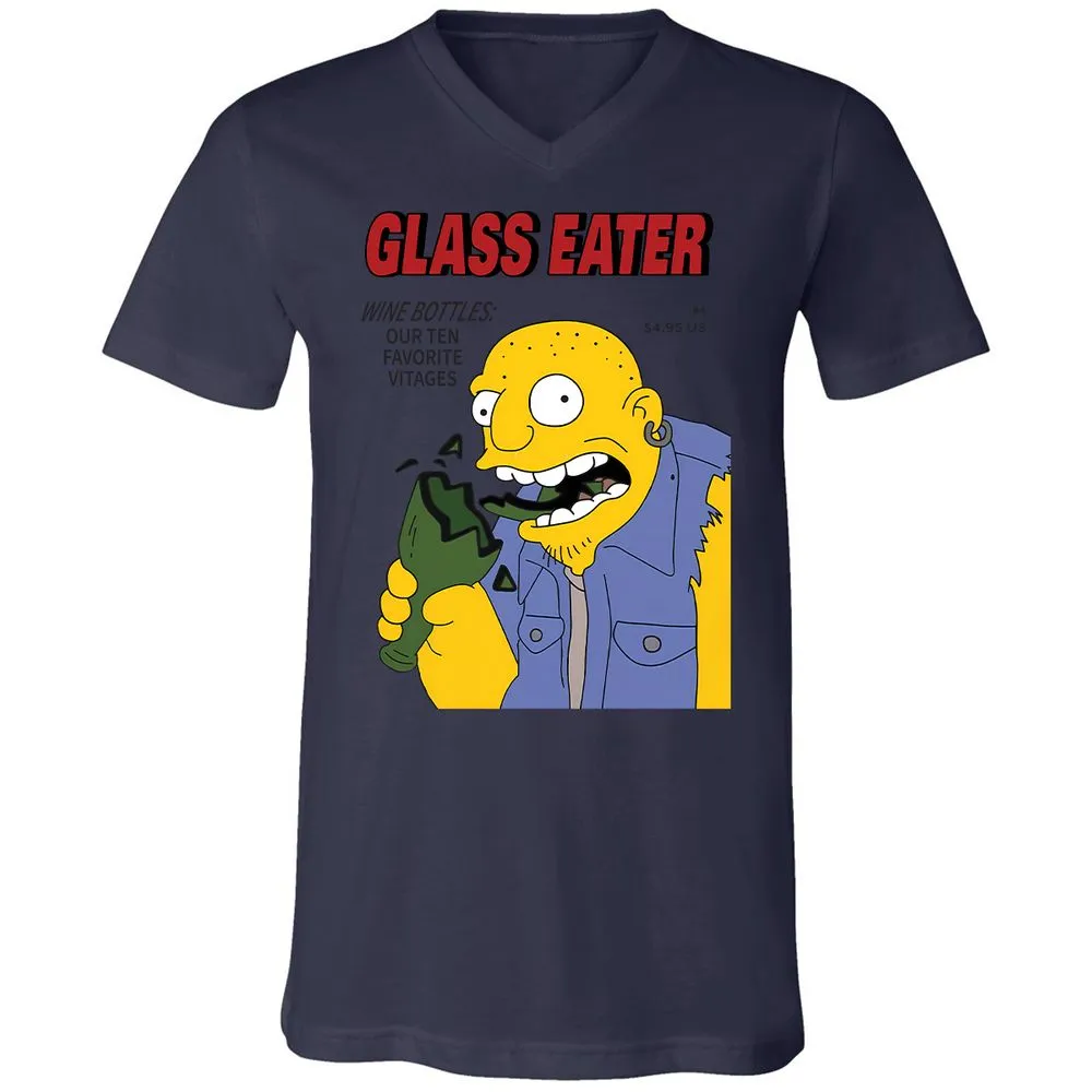Unisex V-Neck T-Shirt - ATYPLGKN - Navy - 9
