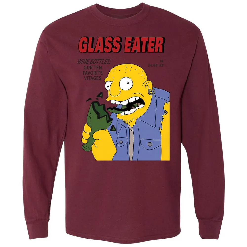 Long Sleeve T-Shirt - 7N921UBS - Maroon - 11