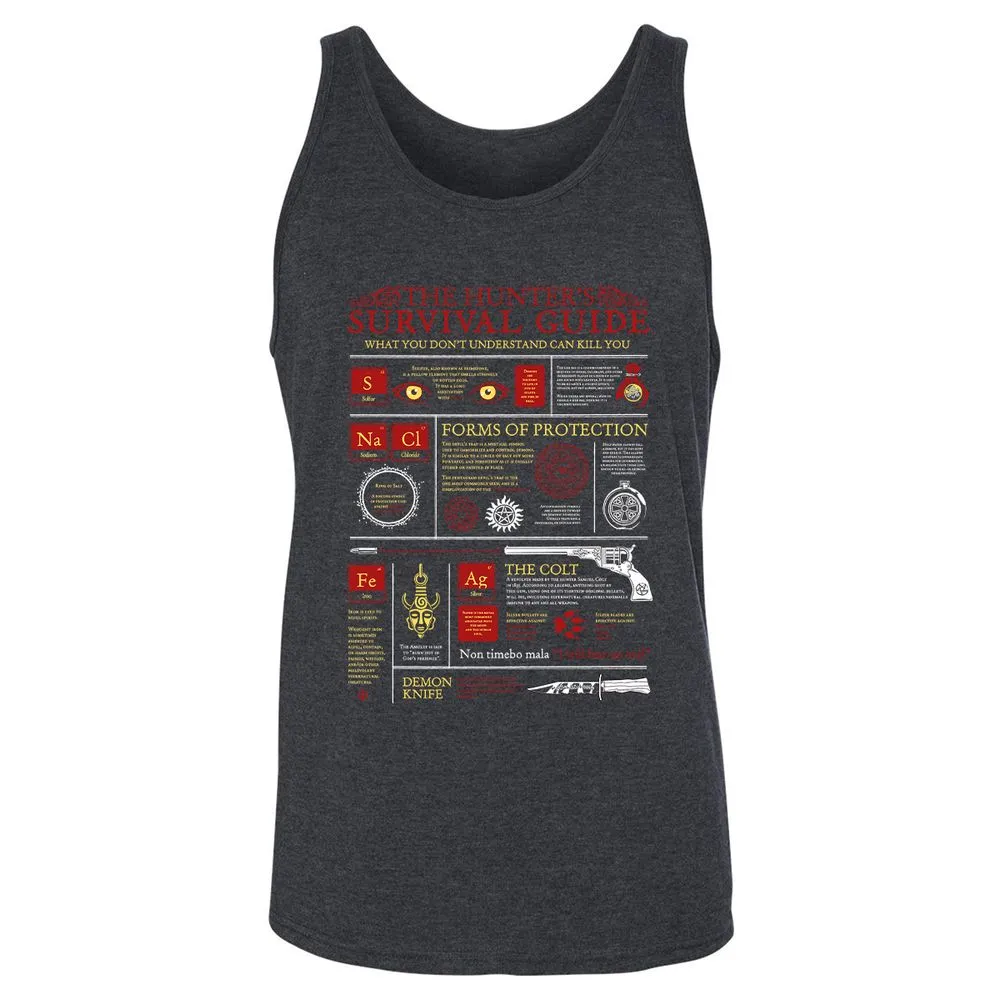 Unisex Jersey Tank - ZSTQVVV3 - Dark Grey Heather - 6