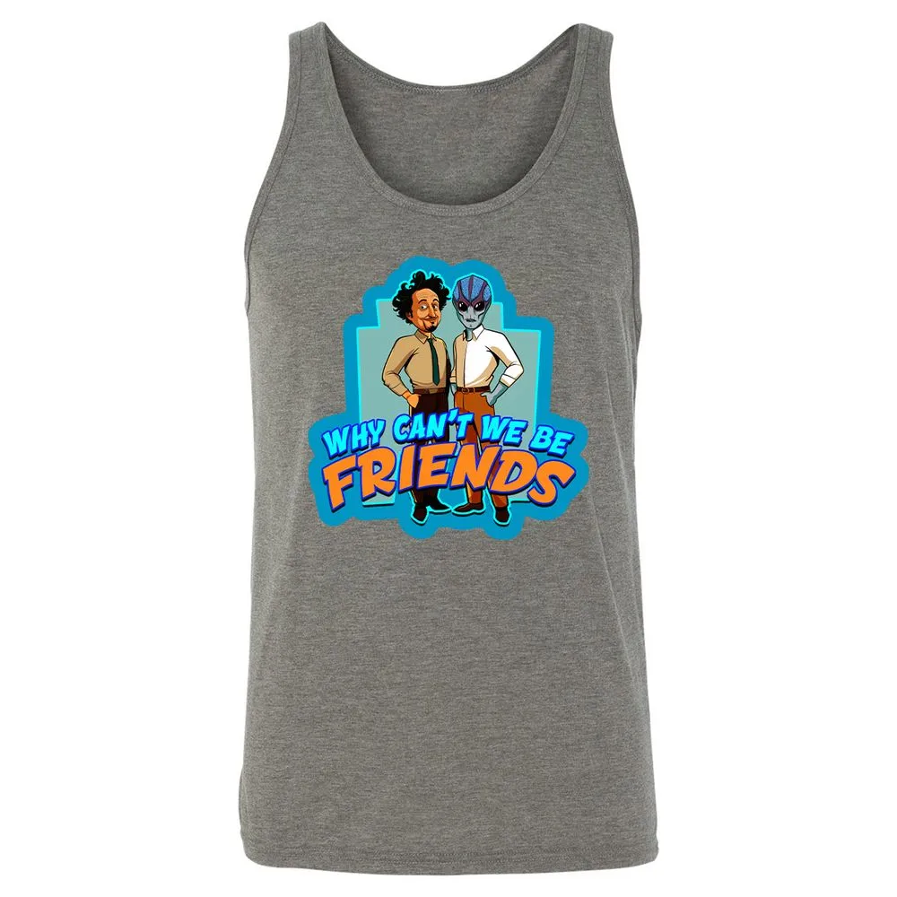 Unisex Jersey Tank - FUGSD9L1 - Grey Triblend - 2