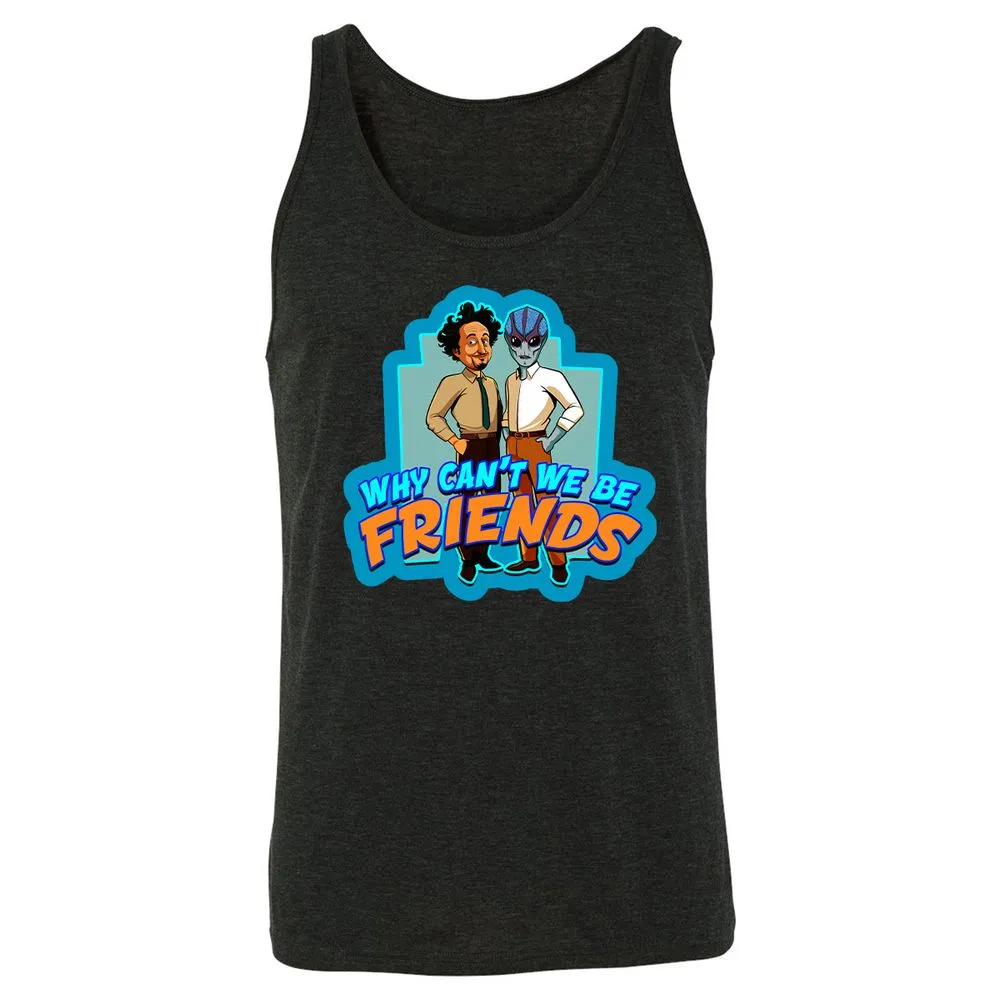 Unisex Jersey Tank - FUGSD9L1 - Charcoal Black Triblend - 5