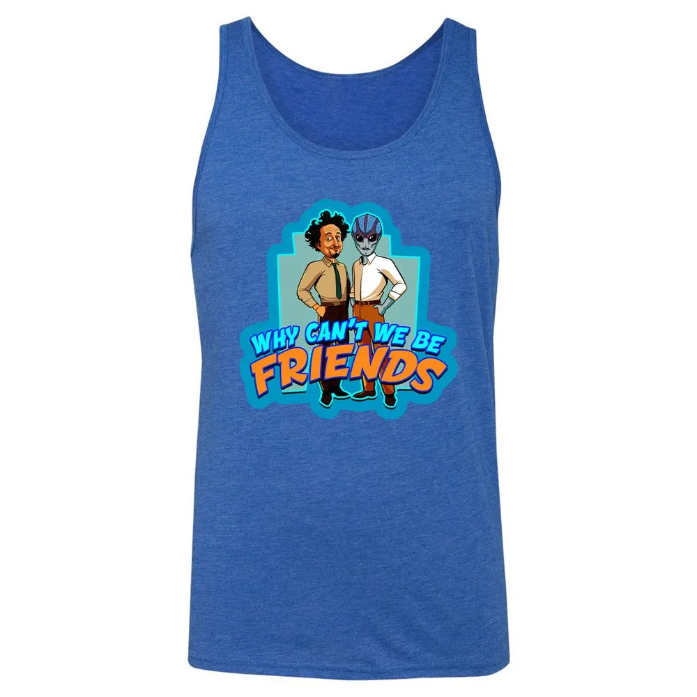Unisex Jersey Tank - FUGSD9L1 - True Royal Triblend - 12