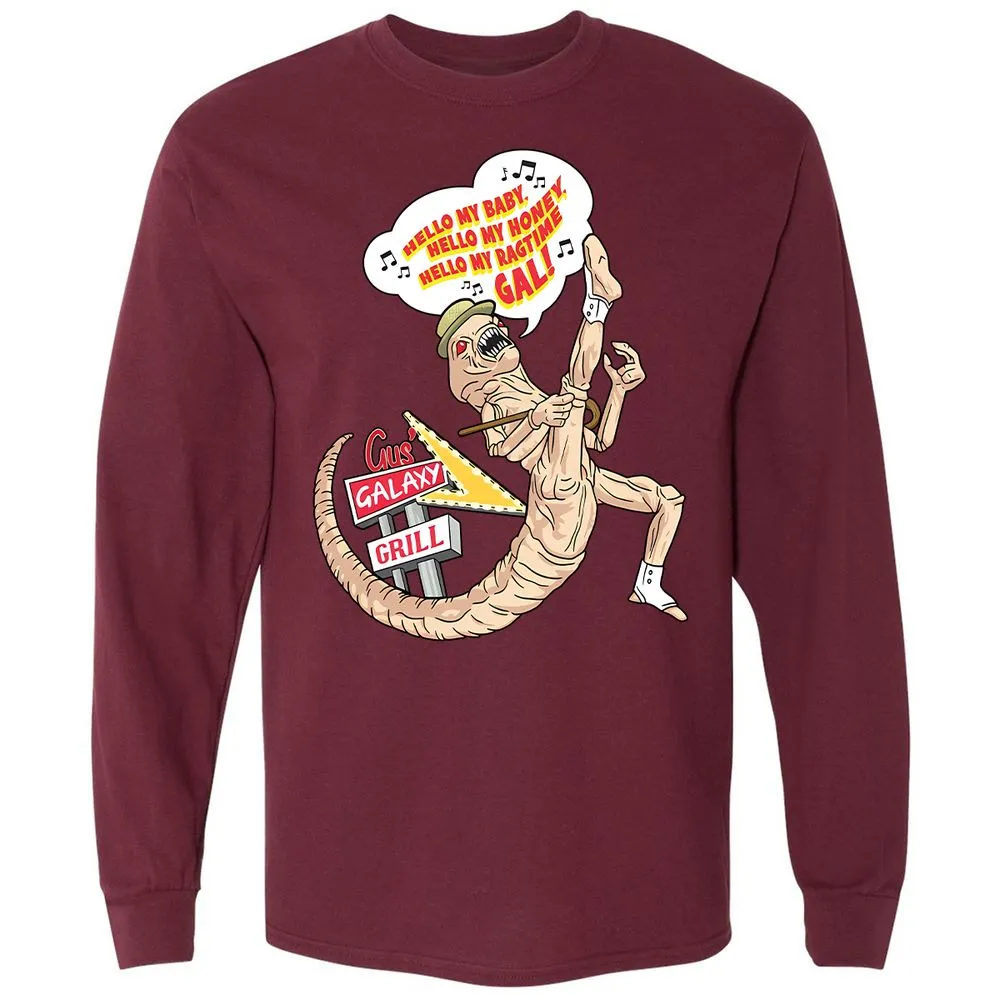 Long Sleeve T-Shirt - Y3STH7VD - Maroon - 11