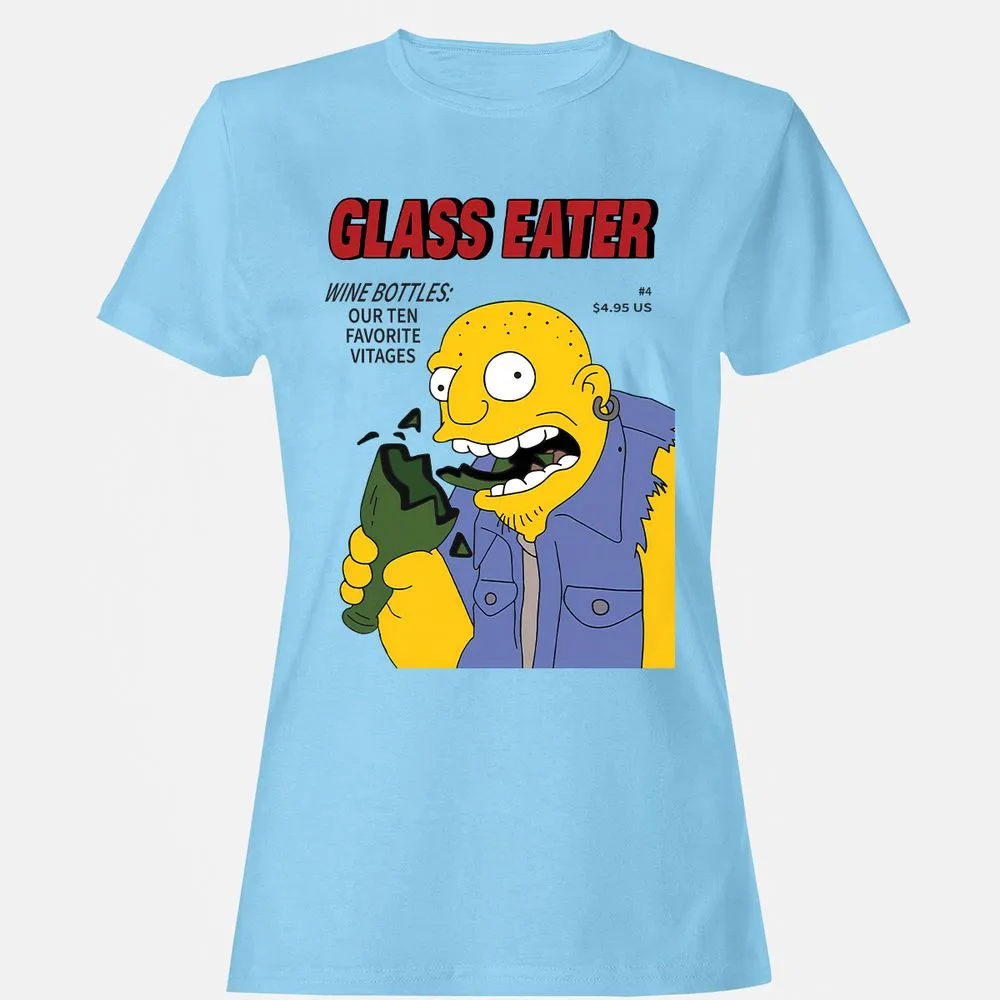 Women's T-Shirt - UUVCQW4K - Light Blue - 8