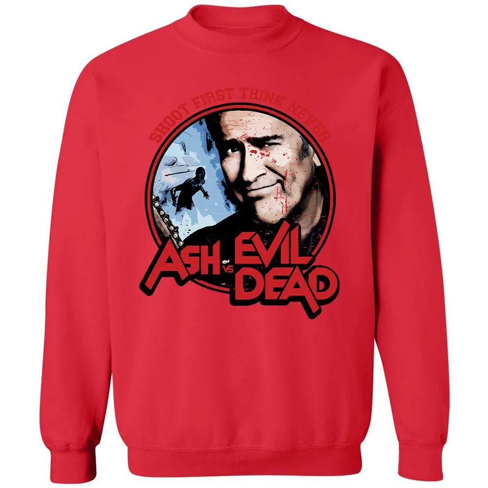 Classic Unisex Sweatshirt - ZSSGZFMV - Red - 5