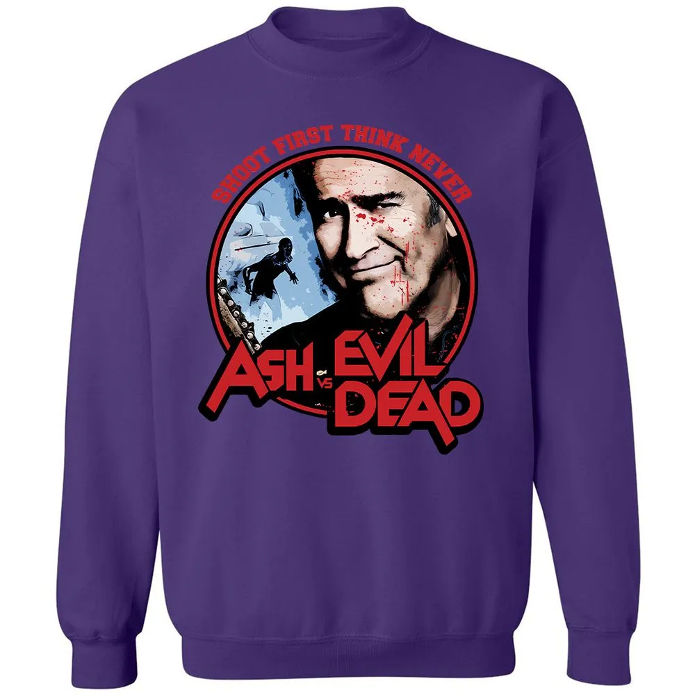 Classic Unisex Sweatshirt - ZSSGZFMV - Purple - 6