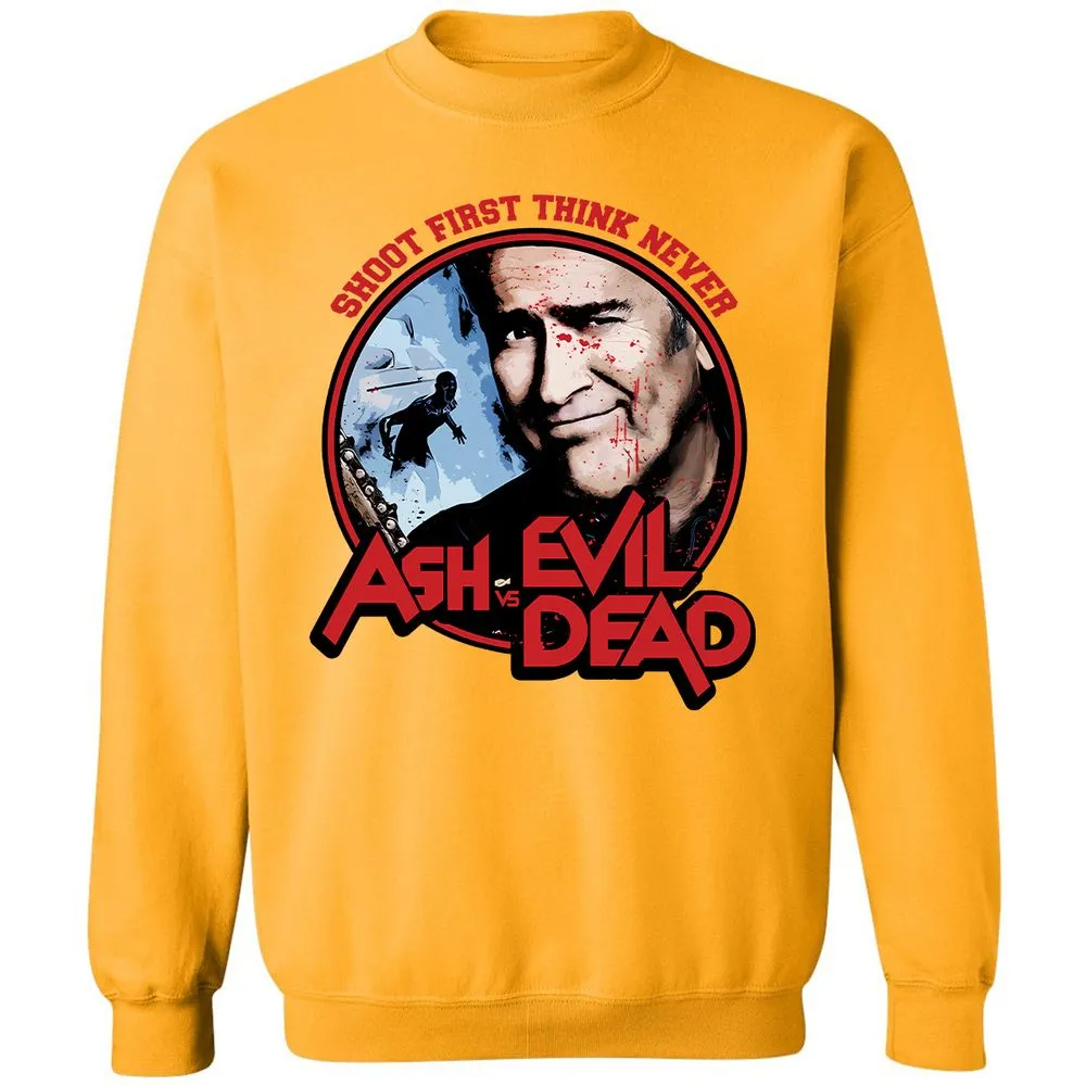 Classic Unisex Sweatshirt - ZSSGZFMV - Gold - 11