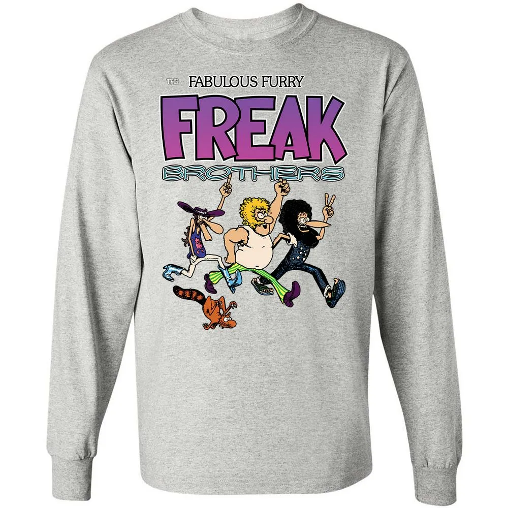 Long Sleeve T-Shirt - CS8YEQKJ - Ash - 5