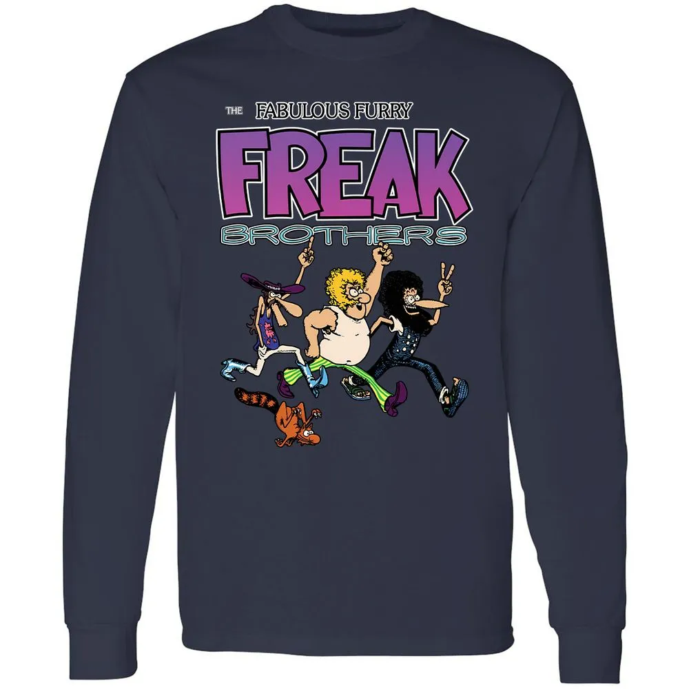 Long Sleeve T-Shirt - CS8YEQKJ - Navy - 12