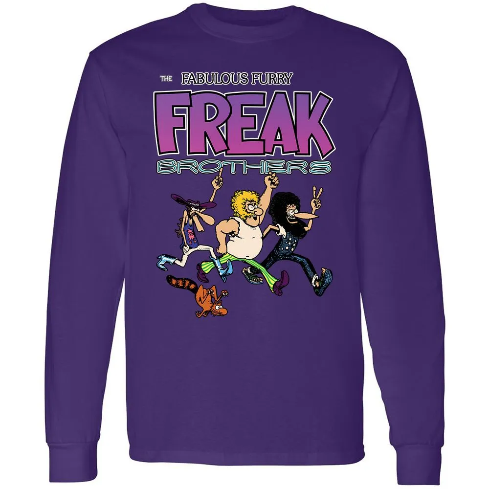Long Sleeve T-Shirt - CS8YEQKJ - Purple - 13