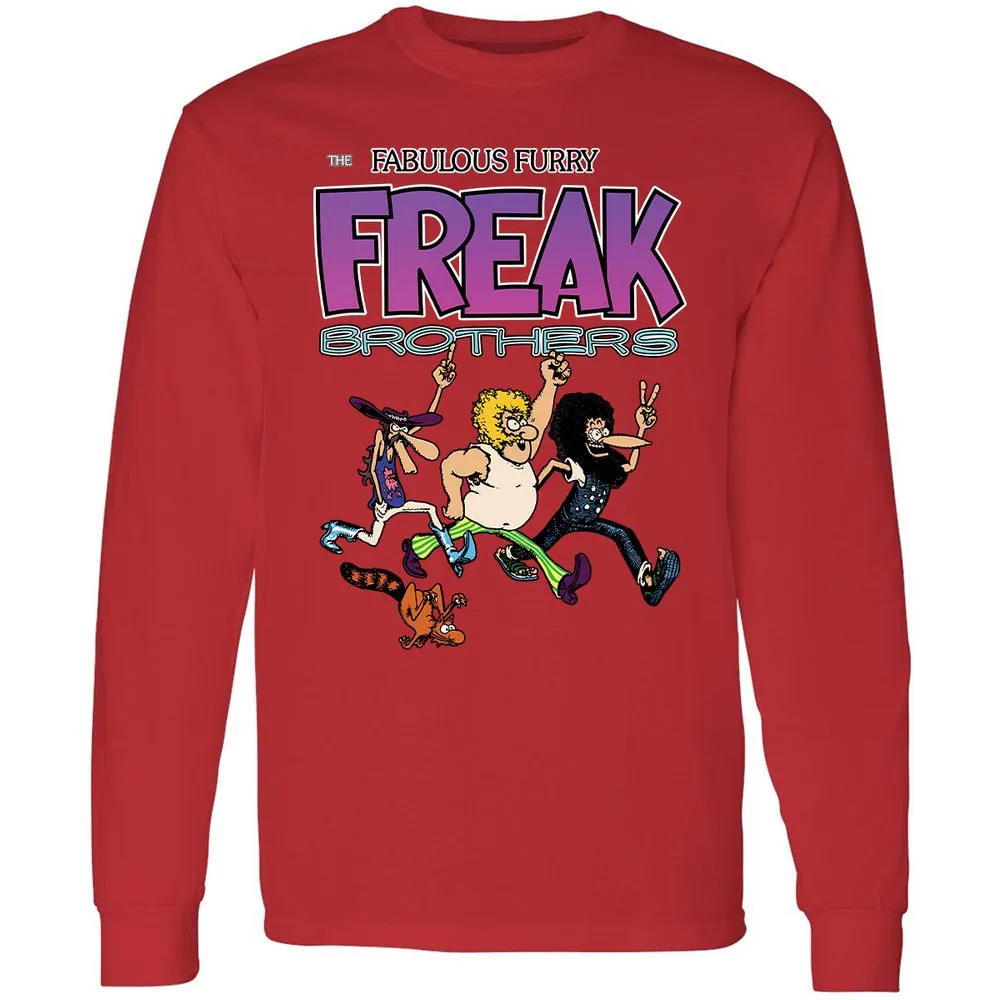 Long Sleeve T-Shirt - CS8YEQKJ - Red - 14