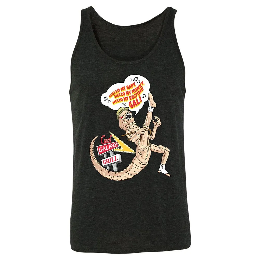 Unisex Jersey Tank - 4TS84PG1 - Charcoal Black Triblend - 5