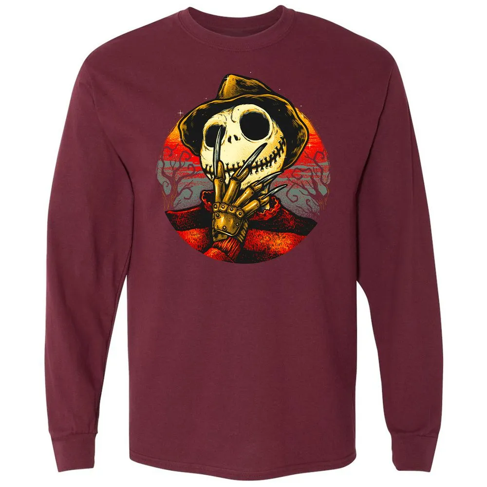 Long Sleeve T-Shirt - BCWZCSZW - Maroon - 11