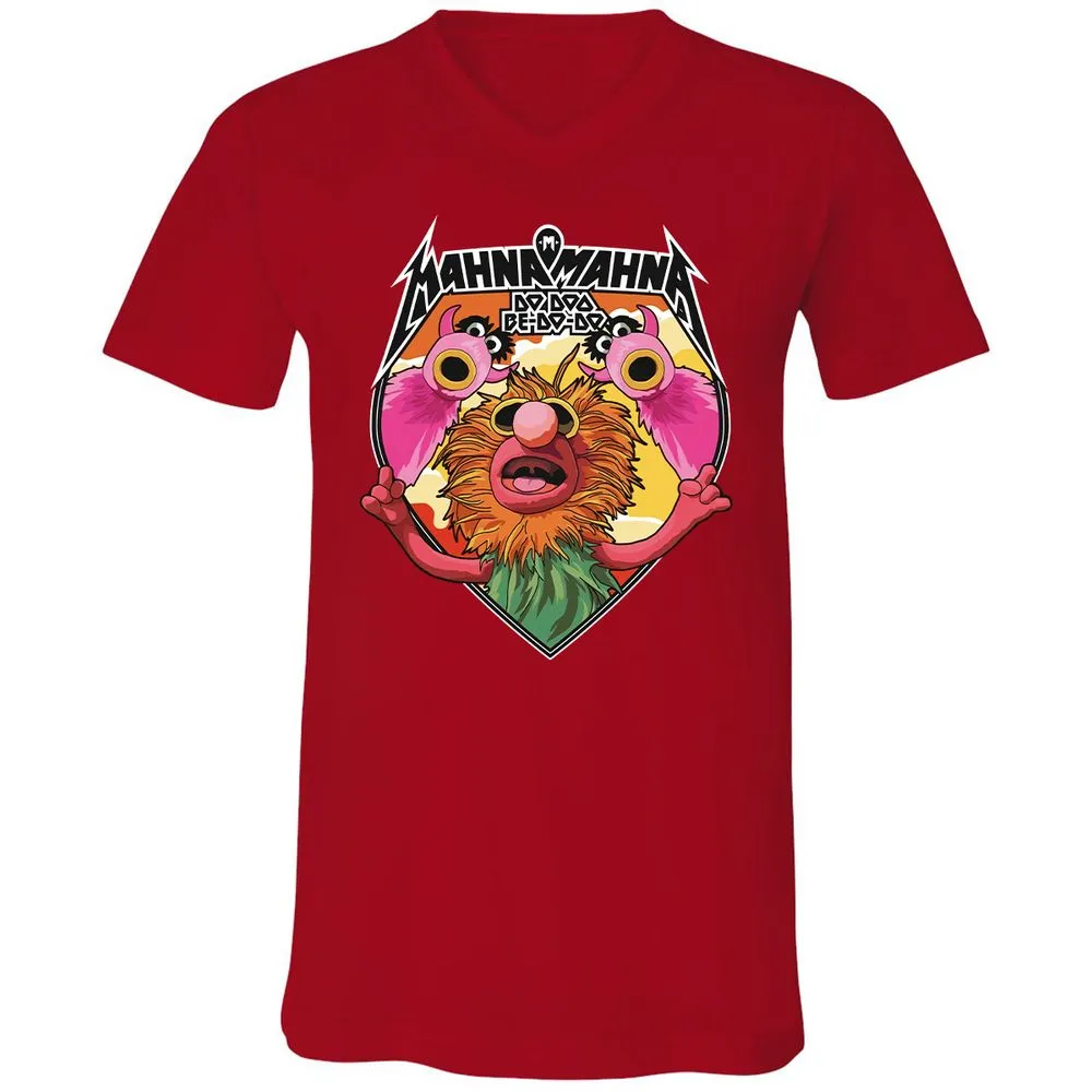 Unisex V-Neck T-Shirt - CSVSC2VL - Red - 3