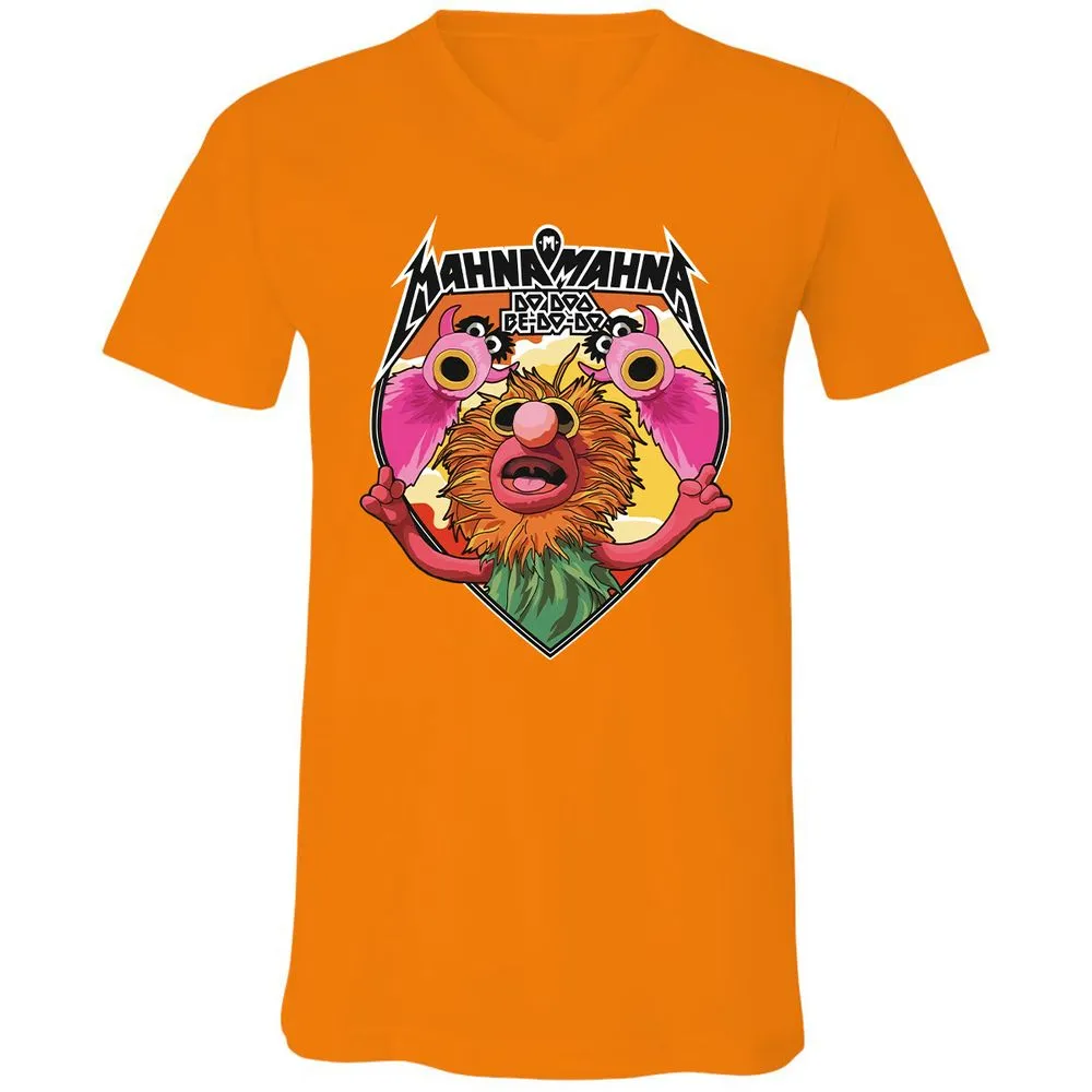 Unisex V-Neck T-Shirt - CSVSC2VL - Orange - 11
