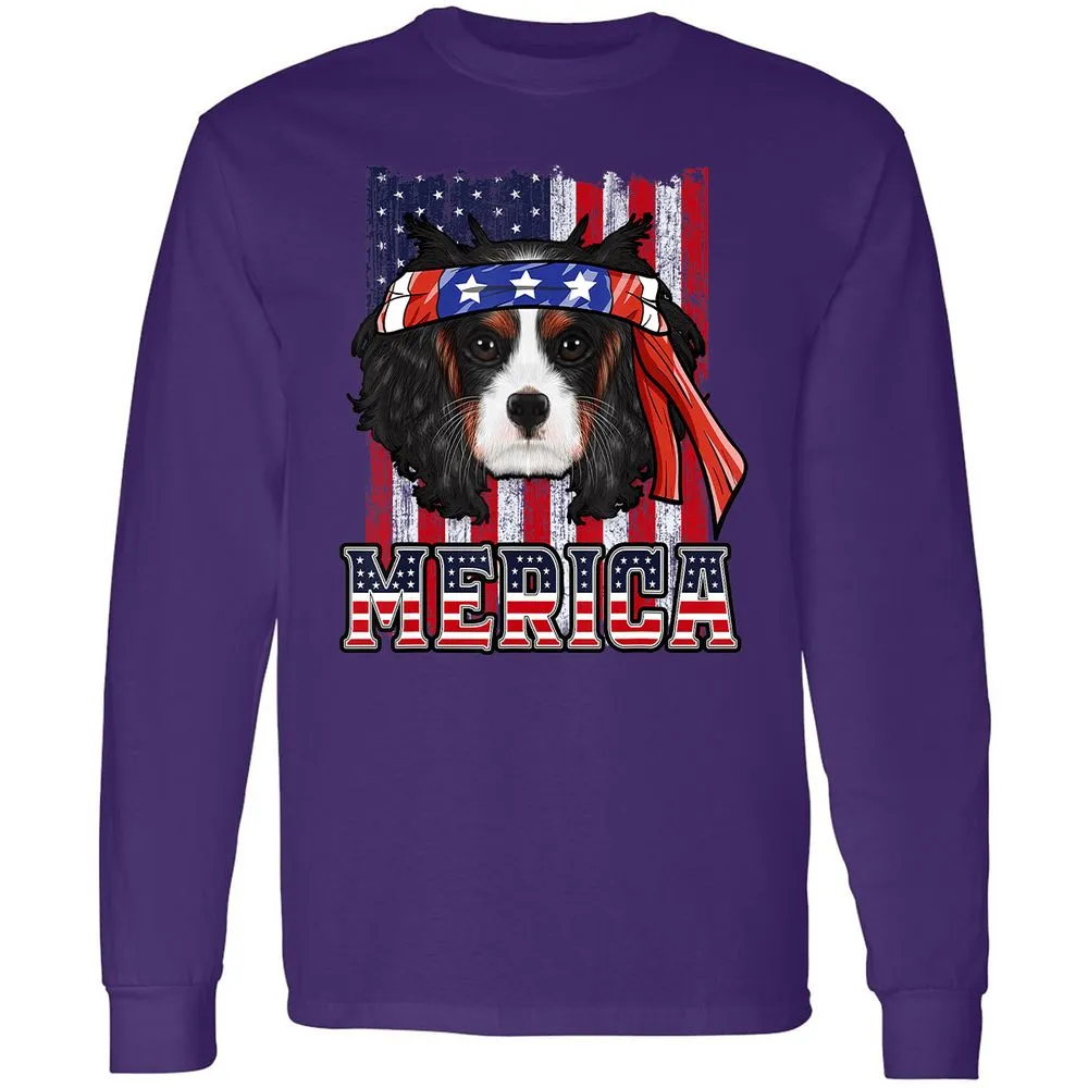 Long Sleeve T-Shirt - D7T1KW8F - Purple - 13