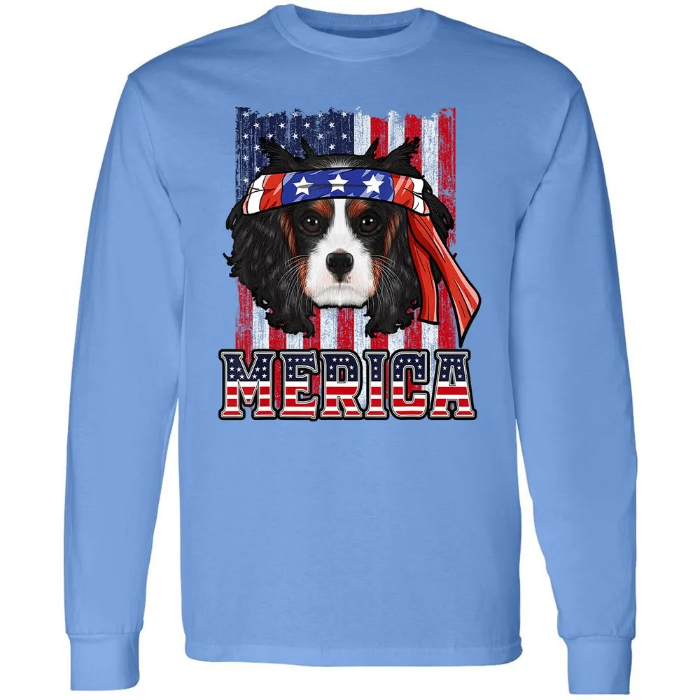 Long Sleeve T-Shirt - D7T1KW8F - Carolina Blue - 12