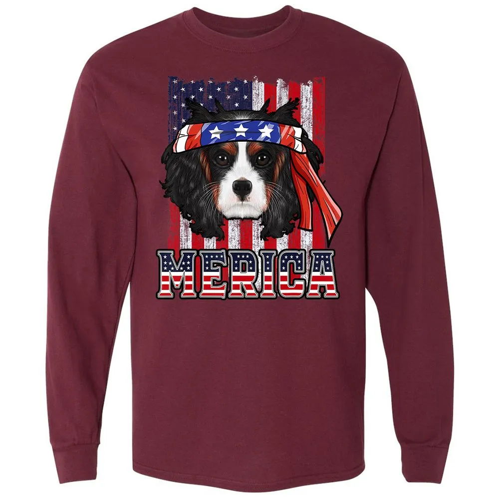 Long Sleeve T-Shirt - D7T1KW8F - Maroon - 11