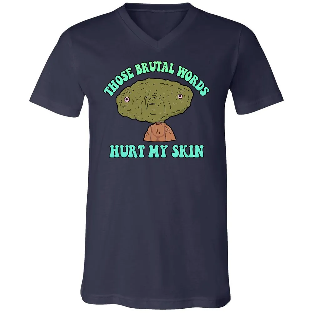 Unisex V-Neck T-Shirt - 7T91GTE2 - Navy - 9
