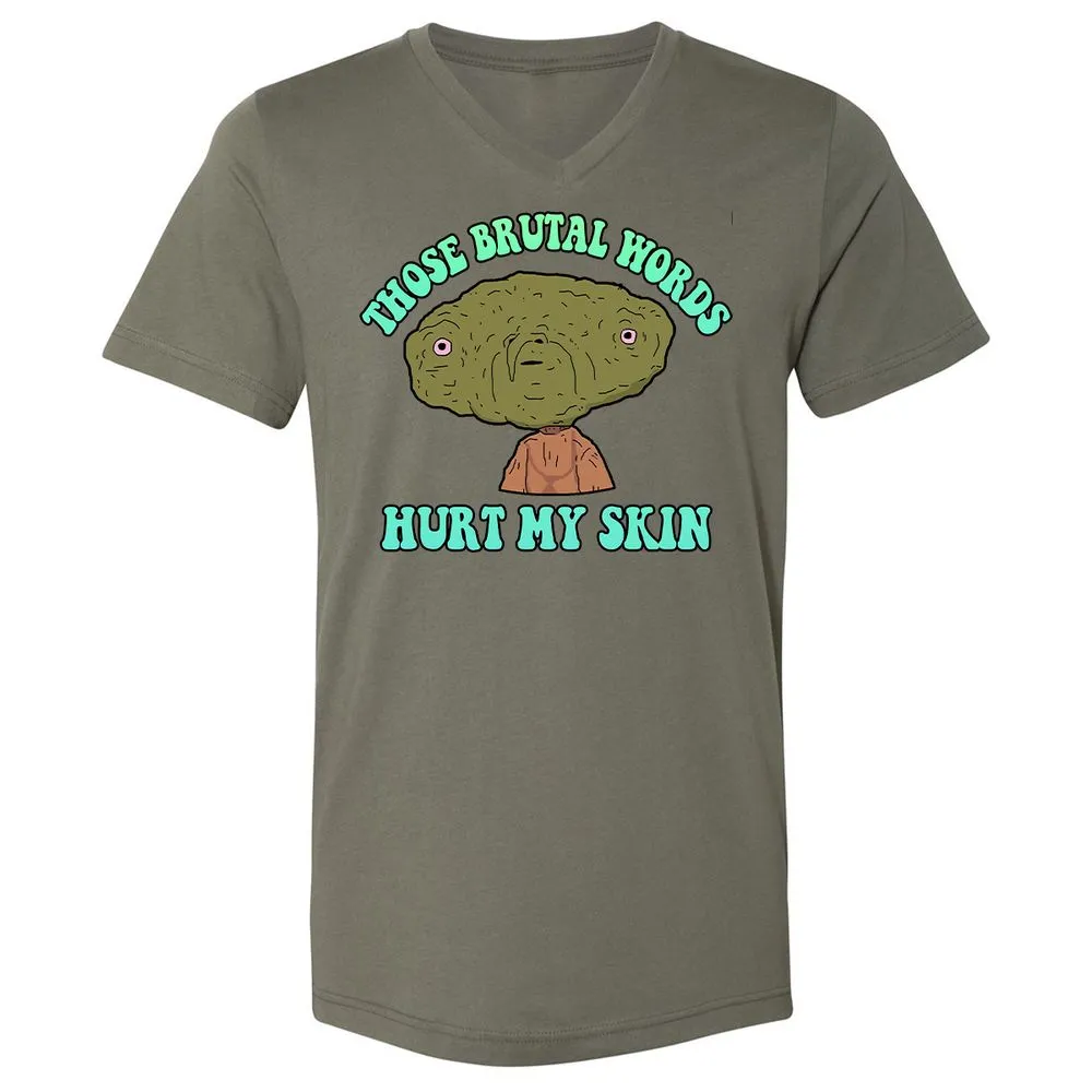 Unisex V-Neck T-Shirt - 7T91GTE2 - Military Green - 10