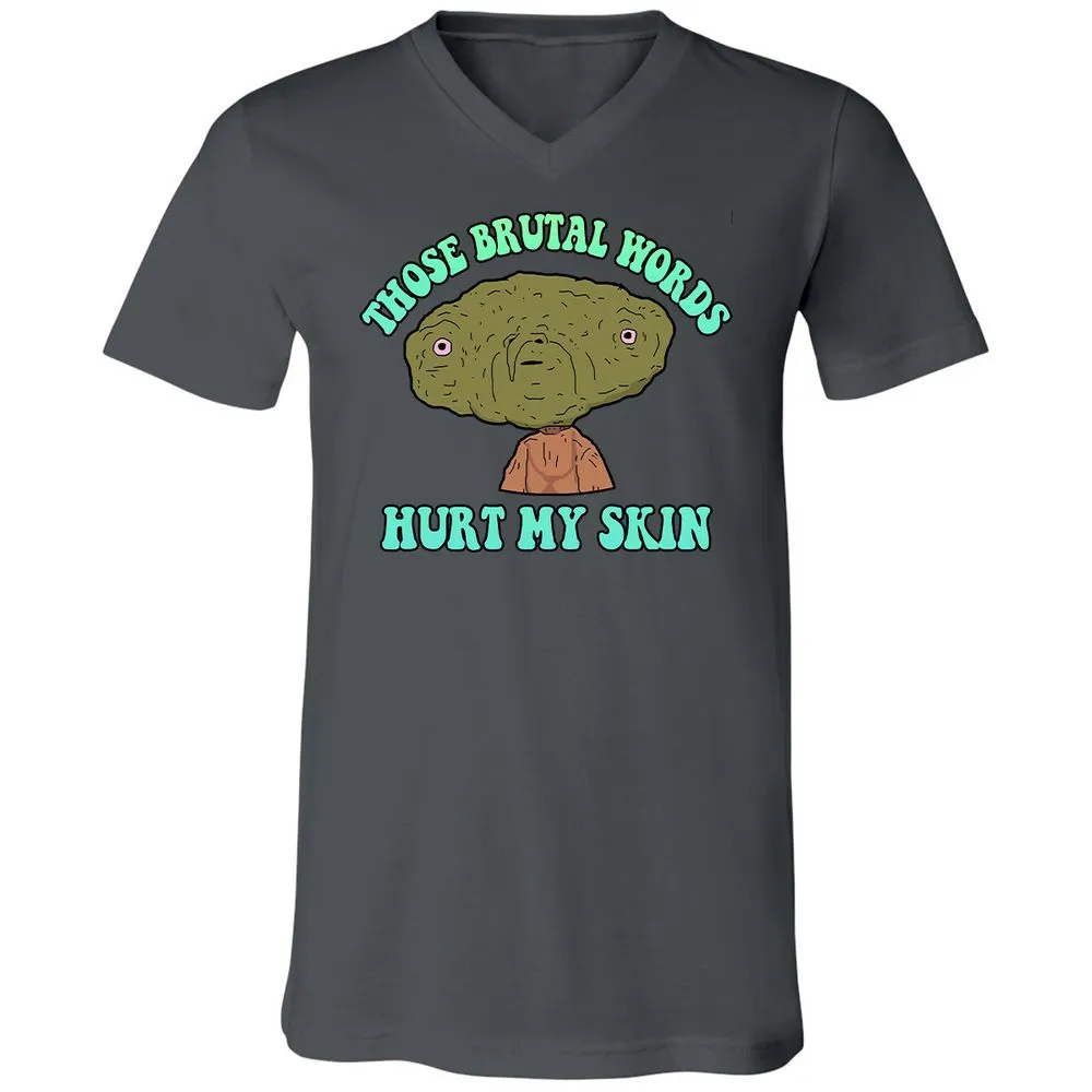 Unisex V-Neck T-Shirt - 7T91GTE2 - Asphalt - 12
