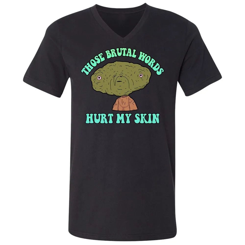Unisex V-Neck T-Shirt - 7T91GTE2 - Black - 16