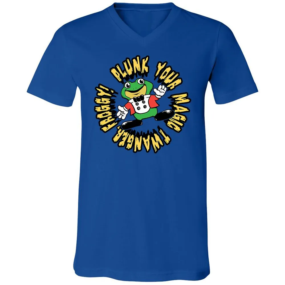 Unisex V-Neck T-Shirt - YBYE8C6M - True Royal - 4