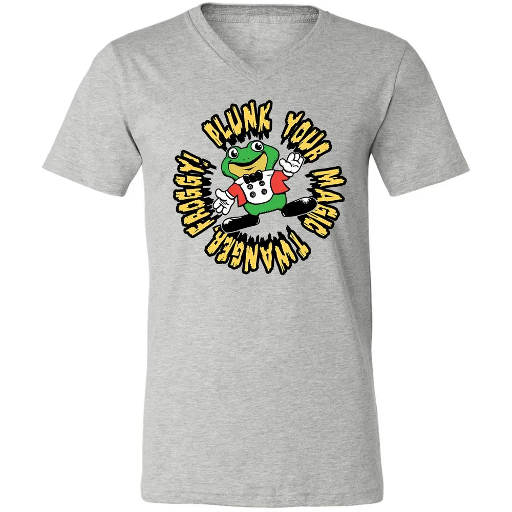 Unisex V-Neck T-Shirt - YBYE8C6M - Athletic Heather - 7