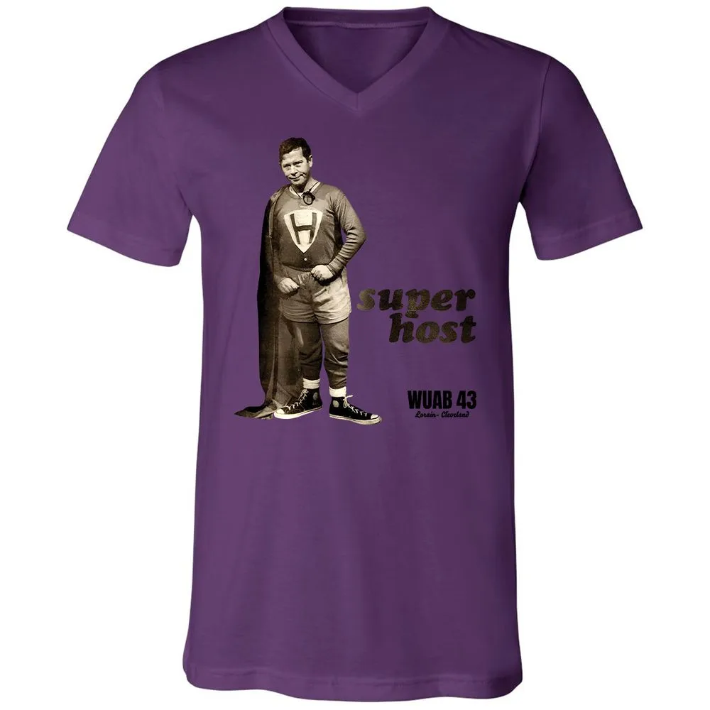 Unisex V-Neck T-Shirt - 6CX6GU6E - Team Purple - 2