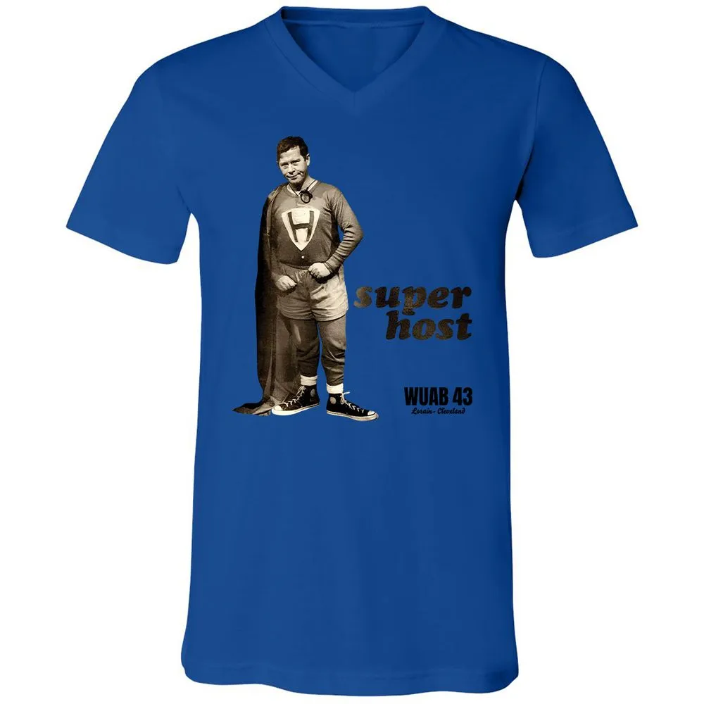 Unisex V-Neck T-Shirt - 6CX6GU6E - True Royal - 4