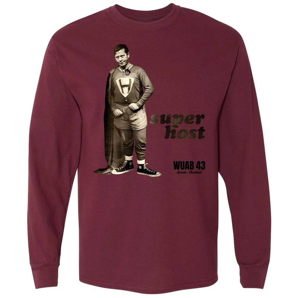 Long Sleeve T-Shirt - 23YLYB8V - Maroon - 11