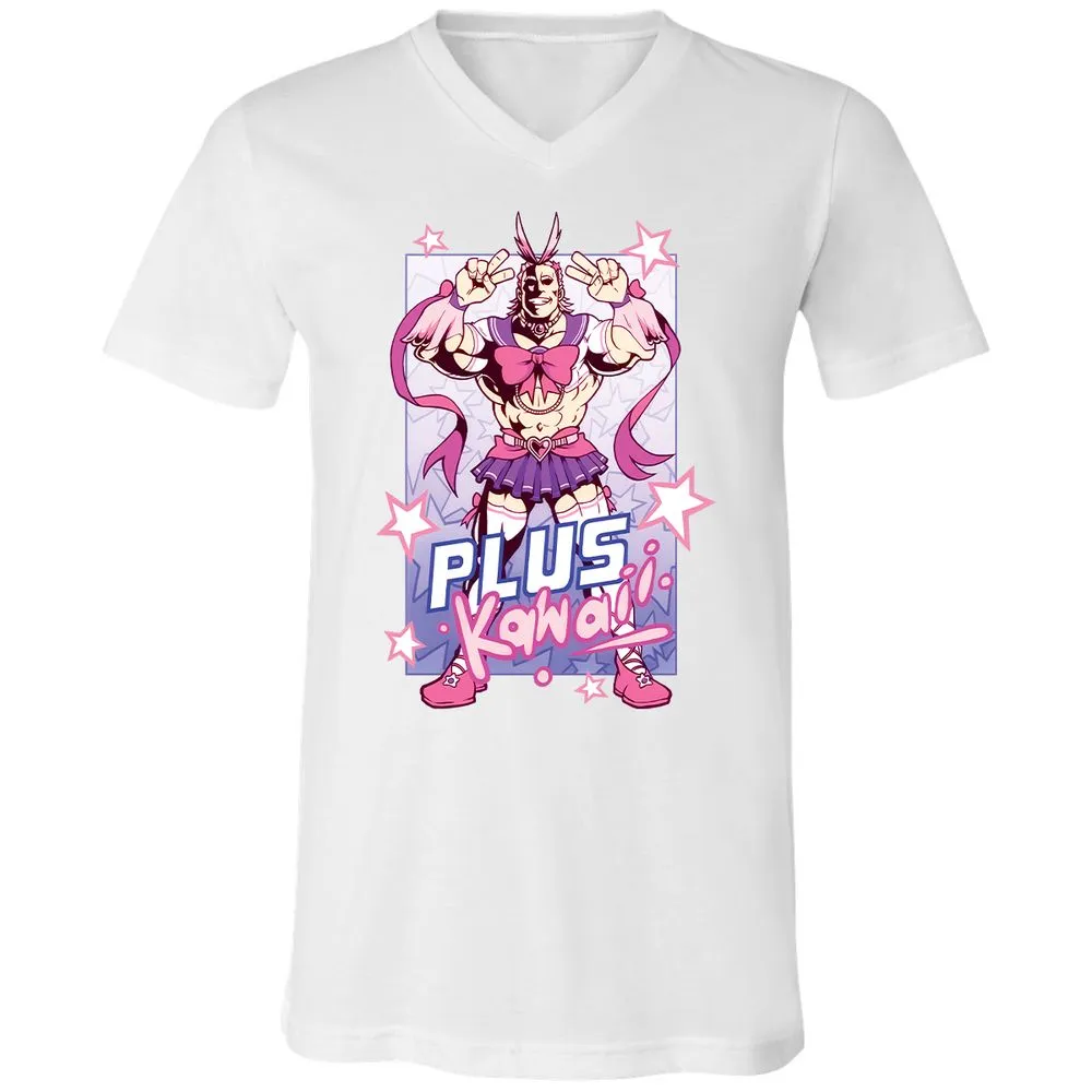 Unisex V-Neck T-Shirt - UUR5YS5W - White - 5