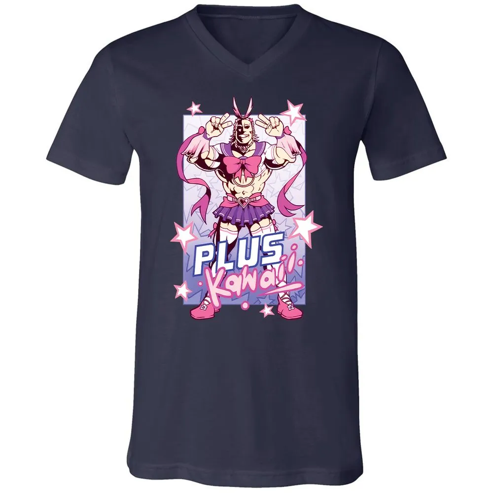 Unisex V-Neck T-Shirt - UUR5YS5W - Navy - 2