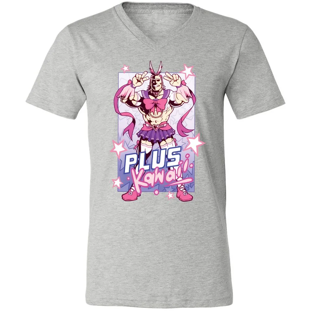 Unisex V-Neck T-Shirt - UUR5YS5W - Athletic Heather - 7
