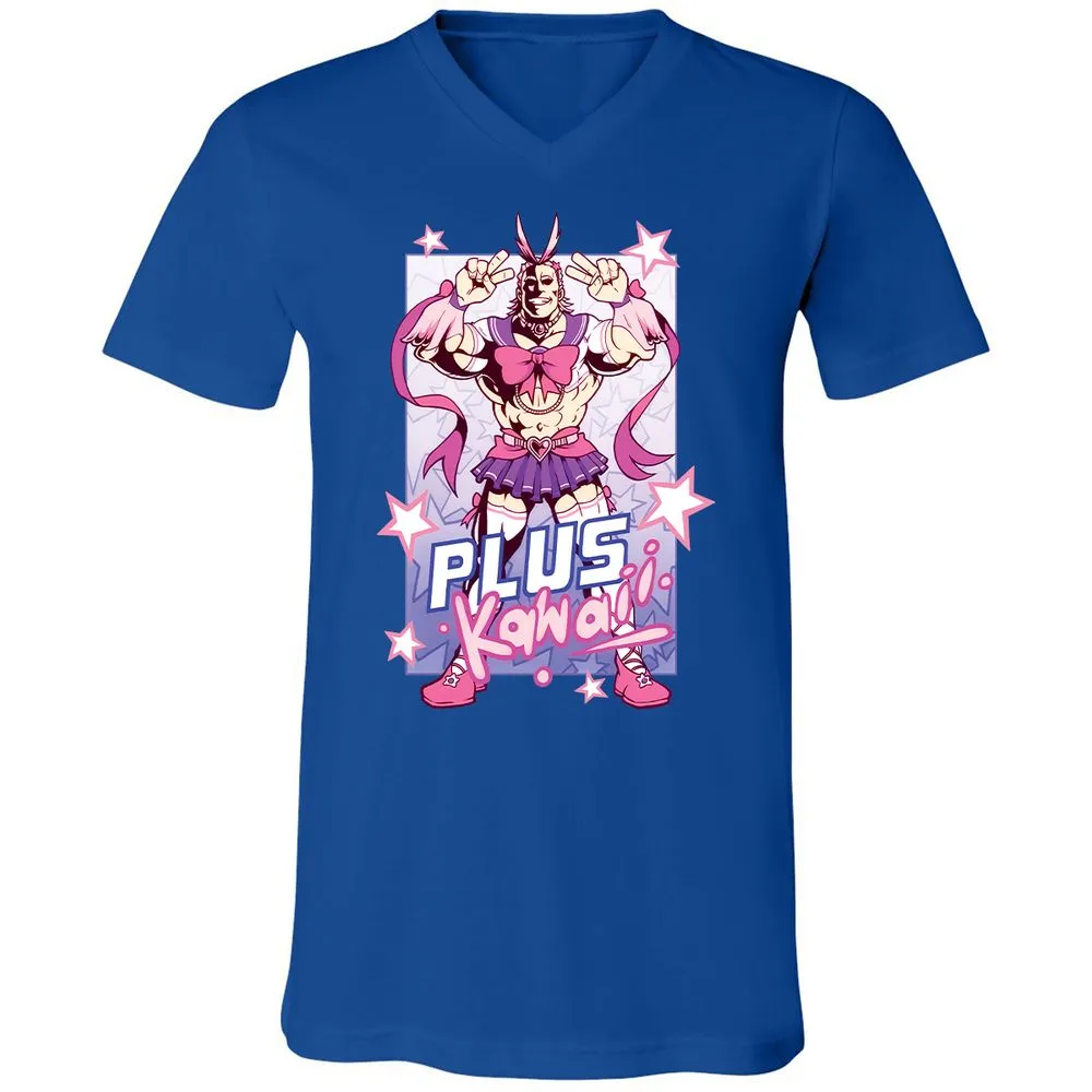 Unisex V-Neck T-Shirt - UUR5YS5W - True Royal - 4