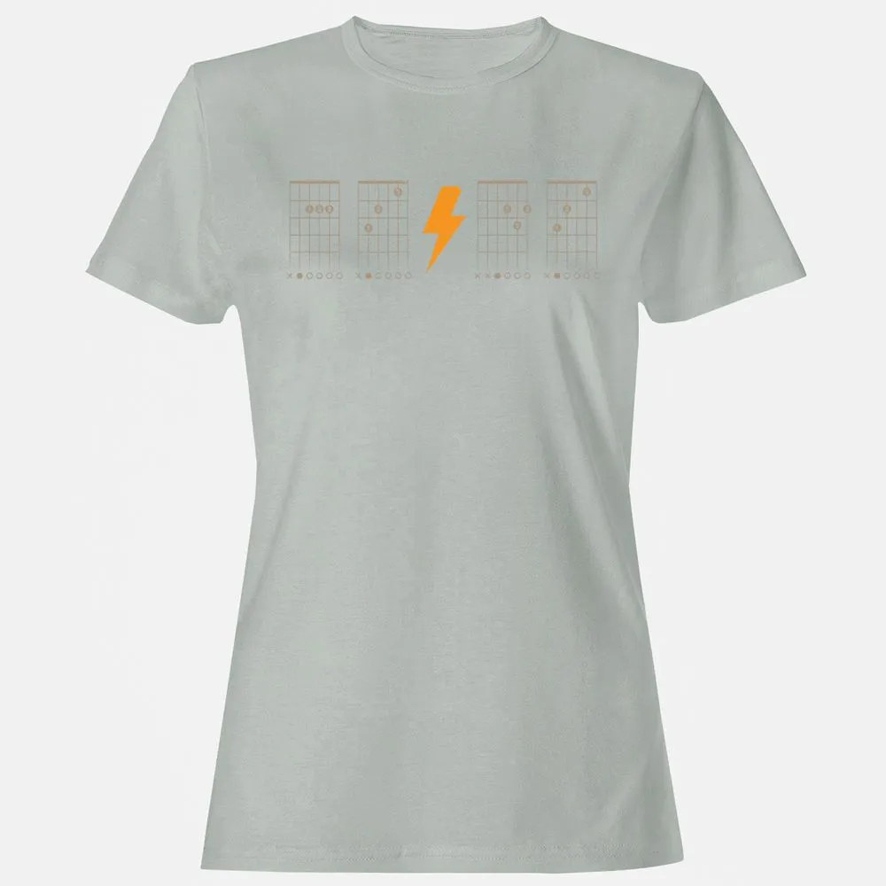Women's T-Shirt - E77P27HX - Ash - 2