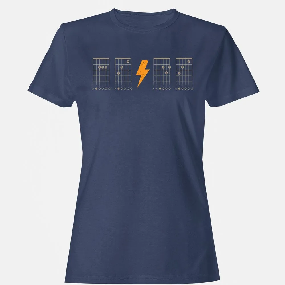 Women's T-Shirt - E77P27HX - Navy - 10