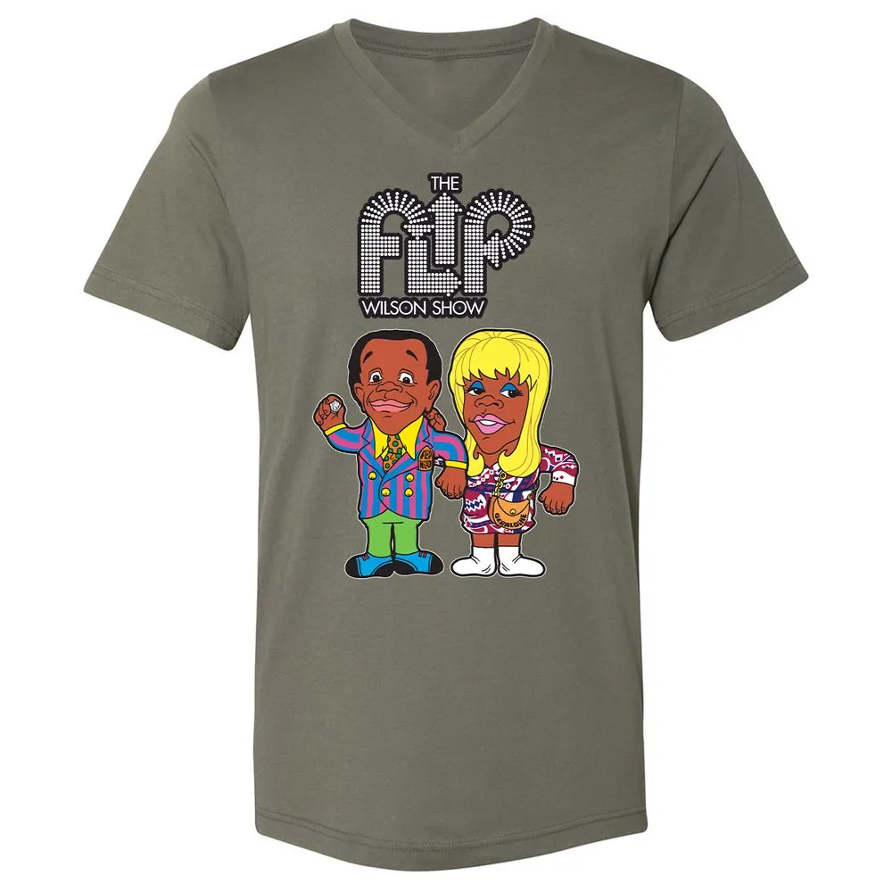 Unisex V-Neck T-Shirt - 7UZ1ZEGW - Military Green - 10