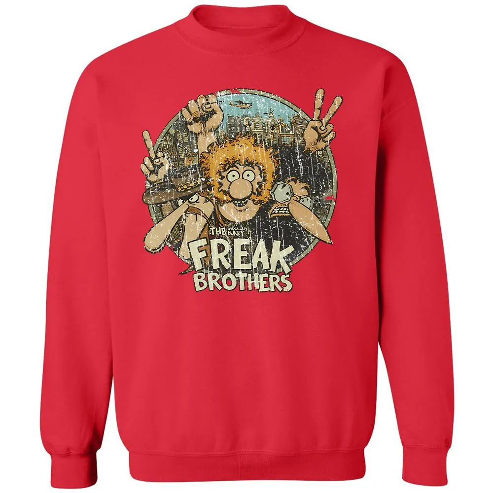 Classic Unisex Sweatshirt - 7EE4JZZ4 - Red - 5