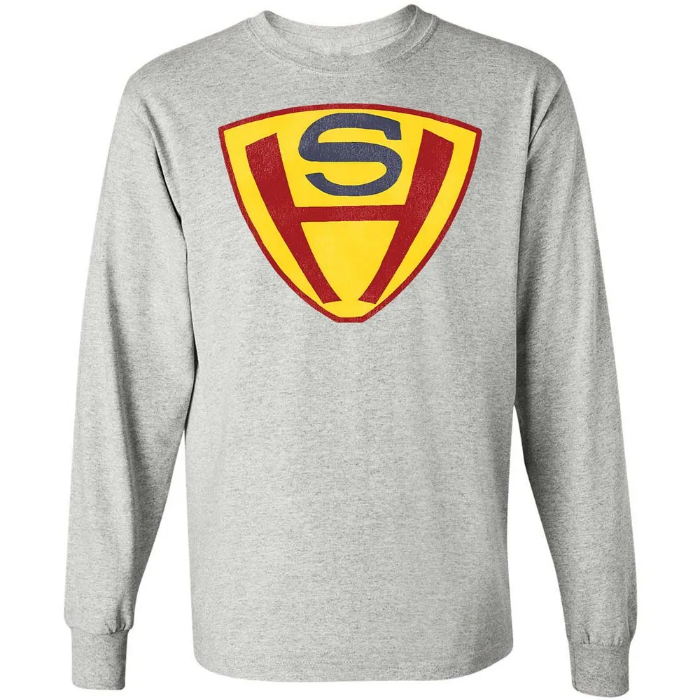 Long Sleeve T-Shirt - 42KQGYUL - Ash - 5