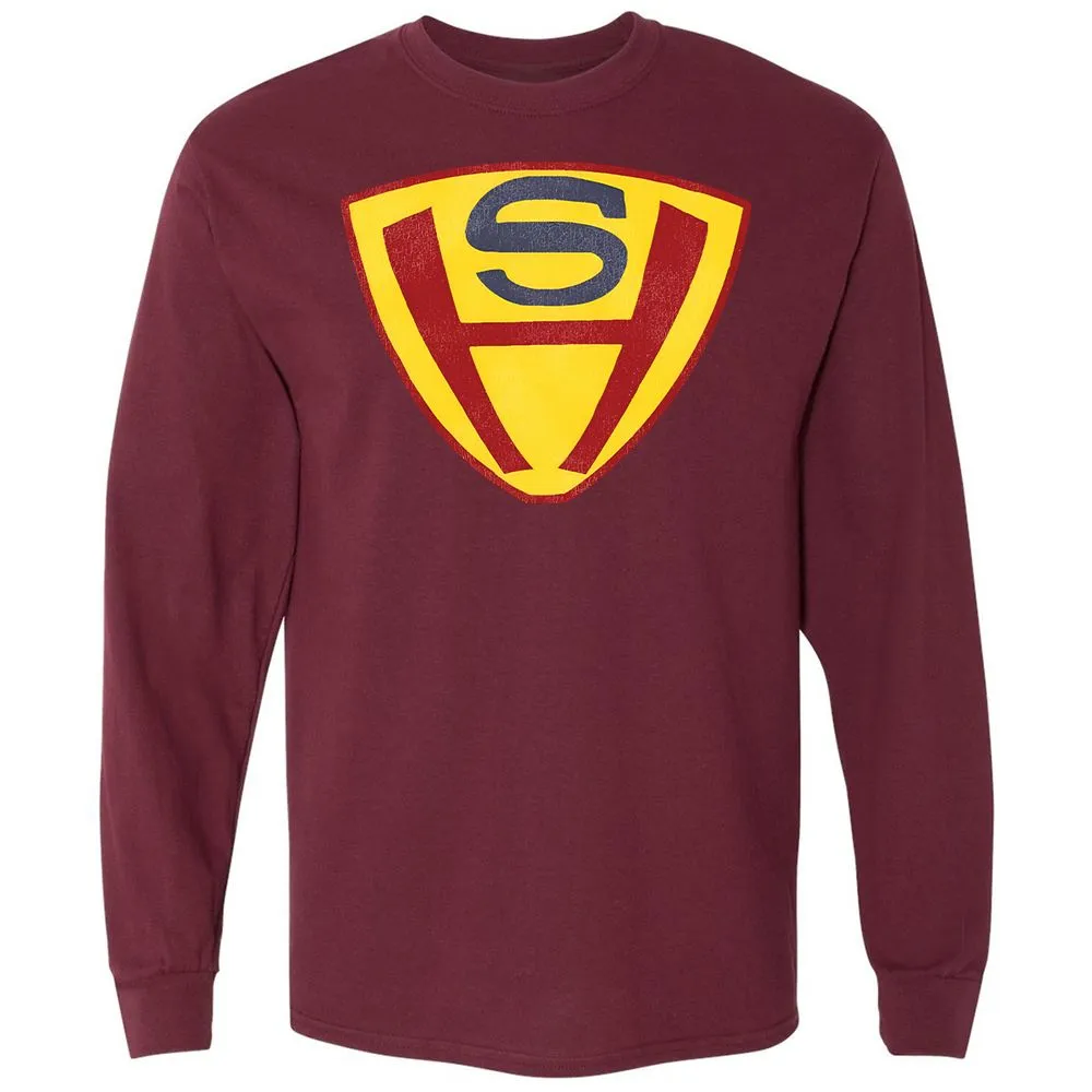 Long Sleeve T-Shirt - 42KQGYUL - Maroon - 11