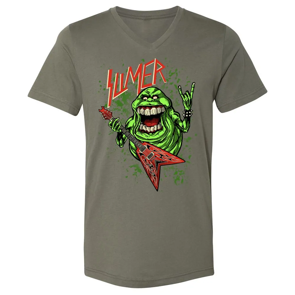 Unisex V-Neck T-Shirt - 2LWM6E55 - Military Green - 10