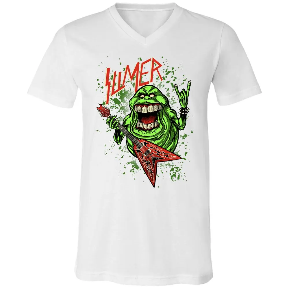 Unisex V-Neck T-Shirt - 2LWM6E55 - White - 5