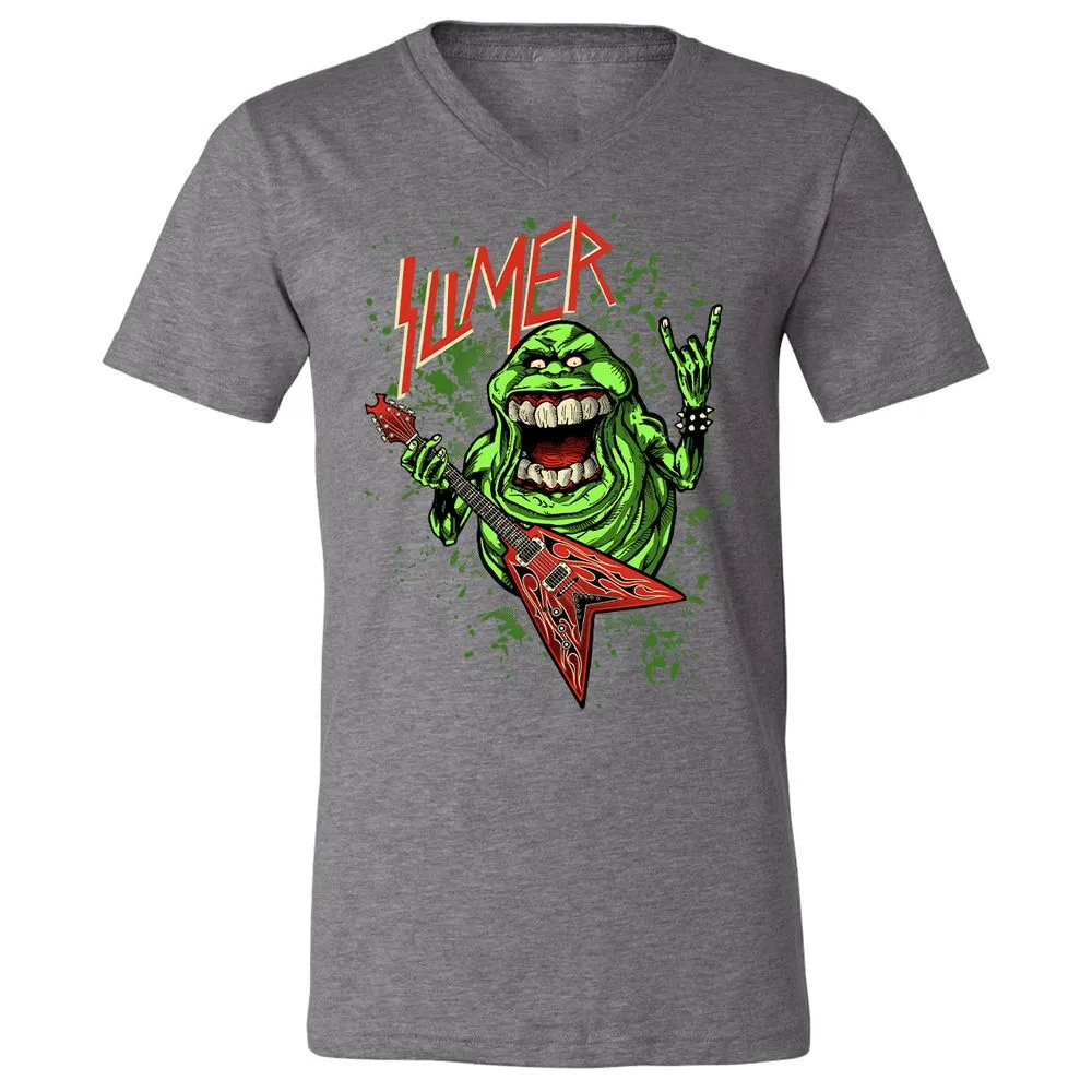 Unisex V-Neck T-Shirt - 2LWM6E55 - Deep Heather - 13